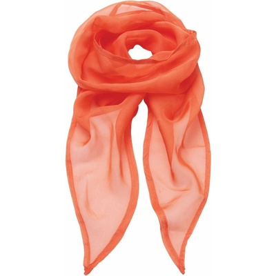 Premier Workwear dámský šifonový šátek PR740 Orange -ca. Pantone 1655