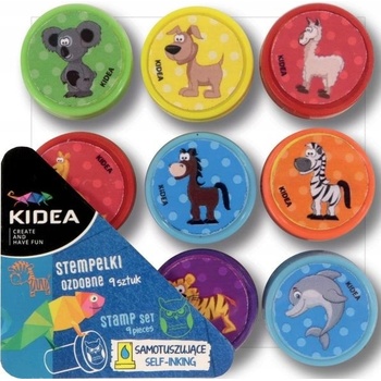 Kidea pečiatky 9ks mix vzorov B