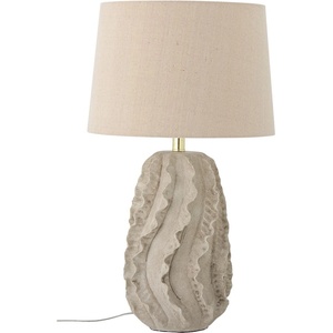 Bloomingville Бежова настолна лампа с текстилен абажур (височина 64 cm) Natika - Bloomingville (82068056)