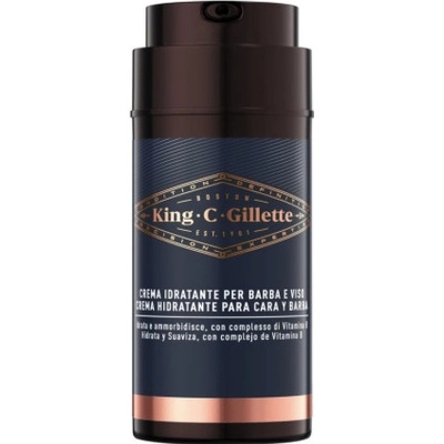 KING C.GILLETTE Face & Stubble Moisturizer 100 ml – Zboží Dáma