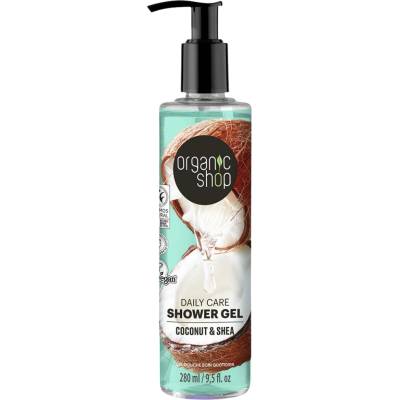 Organic shop Hydratační sprchový gel Kokos a bambucké máslo 280 ml