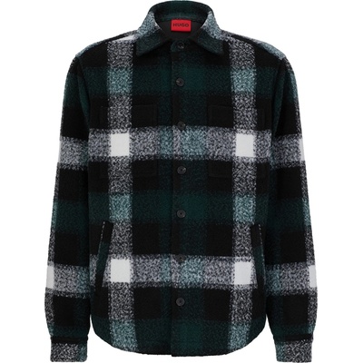 Hugo Men's Egriso Overshirt - Dark Green 302