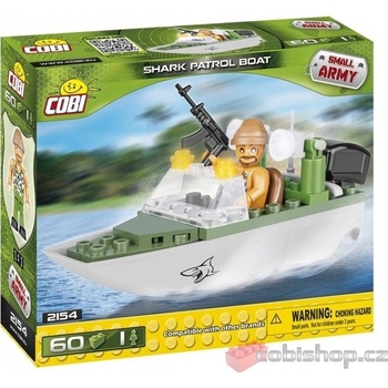 Cobi 2154 Small Army Shark Patrol Boat 60 ks