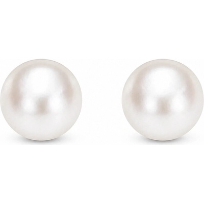 SARINES Perlové peckové náušnice 4 mm – minimalistická elegance S1488