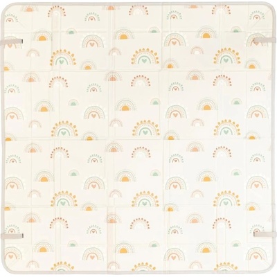 Infantino Сгъваема мека постелка от пяна Infantino - 147 x 147 cm, дъга (IN313074)
