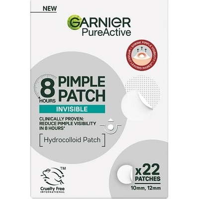 Garnier Pure Active Hydrokoloidní neviditelná náplast na pupínky 22 ks