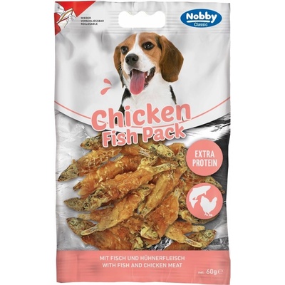 NOBBY StarSnack Classic Chicken Fish Pack 60 g