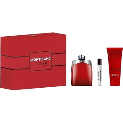 Mont Blanc Legend Red подаръчен комплект с парфюмна вода 100мл и душ гел 100мл за мъже 1 бр