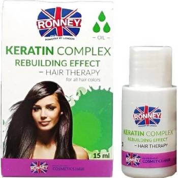 Ronney Hair Therapy Keratin Oil pro slabé a křehké vlasy 15 ml