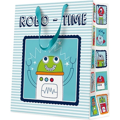 Dárková taška Robo-Time, medium