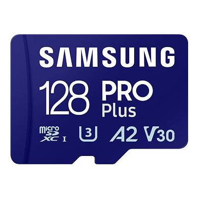 Samsung Samsung/micro SDXC/128GB/USB 3.0/USB-A/Class 10/+ Adaptér/Modrá MB-MD128SB/WW