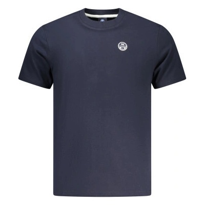 North Sails T Shirt Maniche Corte Uomo Blu Modrá