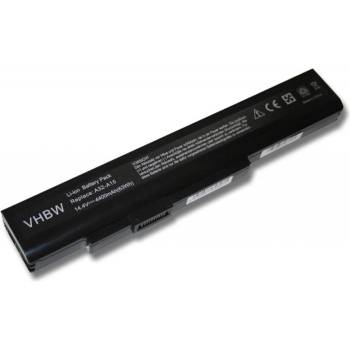 VHBW Батерия за Medion Akoya E6221 / Erazer X6815 / MSI A6400, 14.4V, 4400 mAh (800104129)