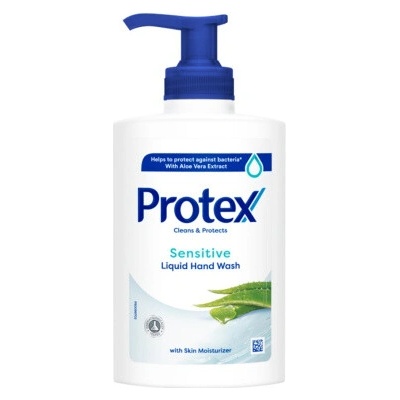 Protex Sensitive antibakteriální tekuté mýdlo s dávkovačem 250 ml