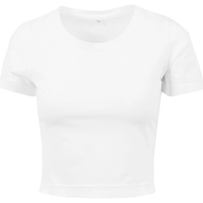 Build your Brand Tričko BY 042 crop top krátký rukáv dámské COT56004248015 light navy