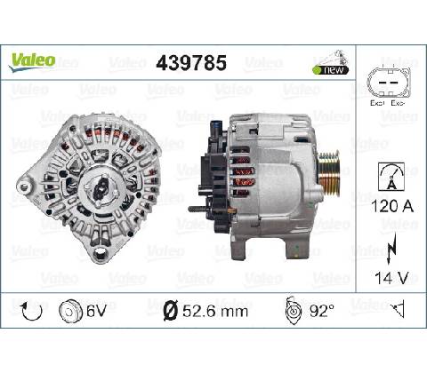 Alternátor VALEO 439785