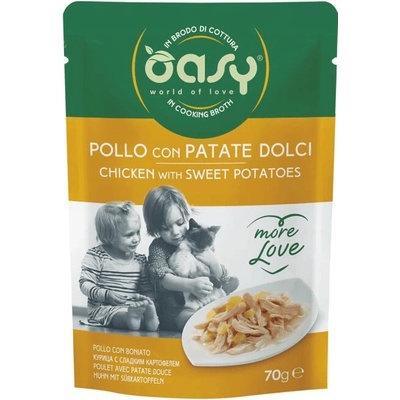 Oasy More Love kuře a sladké brambory 70 g