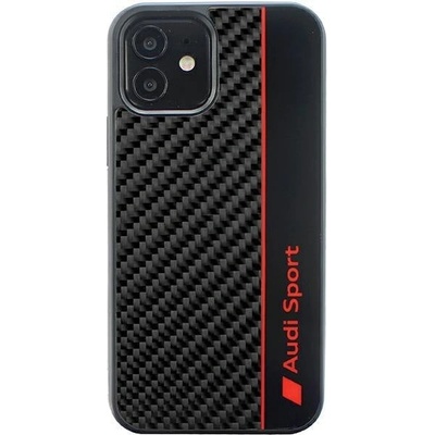 Audi Кейс Audi Carbon Fiber Stripe за iPhone 11 / Xr 6.1"", черен / черен, т (6955250224864)
