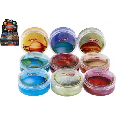 Teddies Sliz Sluneční soustava v boxu 7 cm – Hledejceny.cz