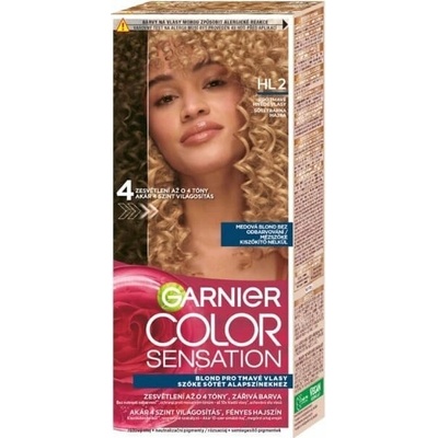 GARNIER Color Sensation Farba na vlasy HL2 medová blond 1 ks, HL2