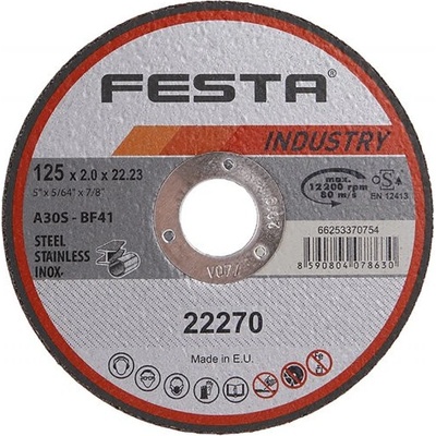 Festa Levior Kotouč řezný 125 x 2 x 22,2 mm 22270