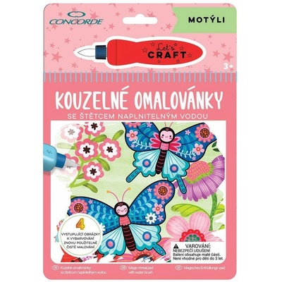 Omalovánky kouzelné CONCORDE Motýli
