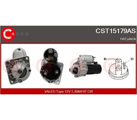 Štartér CASCO CST15179AS