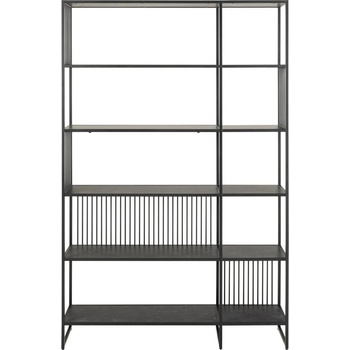 Actona Черна библиотека 120x185x35 cm Strington - Actona (0000109280)