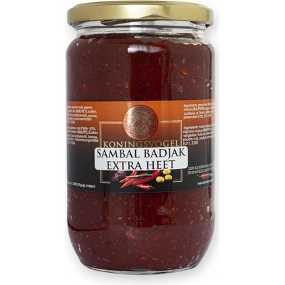 Köningsvogel Sambal Badjak Extra Heet 750 g