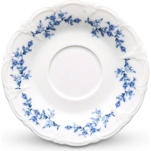 BonBistro Бяла/синя порцеланова чинийка ø 16, 5 cm Retro - BonBistro (741098)