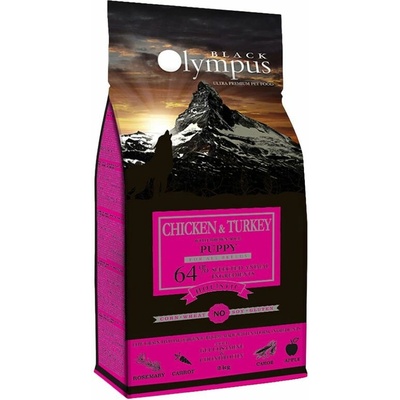 Black Olympus Puppy Chicken & Brown Rice 12 kg