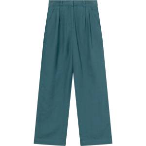 DEDICATED Дамски ежедневен панталон Dedicated Women's Pants Vickleby Linen Casual trousers - Linen Mediterranea Green - размер XS (107-2807-0311)