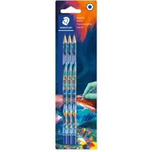 STAEDTLER Графитен молив, HB, шестоъгълен, STAEDTLER "170 BK3-1", Multiversum 170BK3E2-1 (170BK3E2-1)