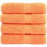 vidaXL Премиум хавлиени кърпи SOLUND 4 бр зелени 100x150см 600 gsm (137384)