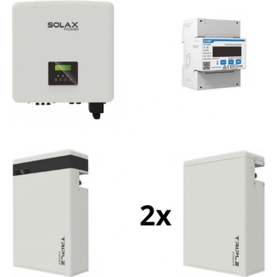 SolaXPower Sol. sestava 10kW měnič Solax X3-Hybrid G4 + 17,4 kWh TRIPLE Power baterie + elektroměr 3F