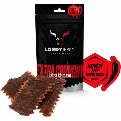 LORDYjerky HOVĚZÍ sušené maso CHILLI 50 g