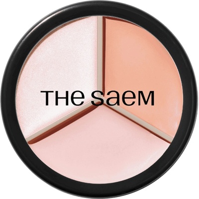The Saem Cover Perfection Triple Pot Concealer Trojitý korektor v palete 05 Dark Up Beige 13,5 g