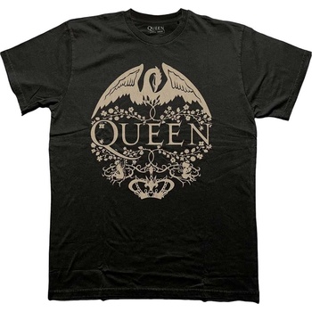 Queen Риза Floral Crest Mono Unisex Black S (QUTS106MB01)