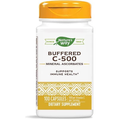 Nature's Way Buffered C-500, 500 mg, 100 капсули, Nature's Way