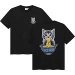 DEDICATED Мъжка тениска DEDICATED T-Shirt Stockholm Cat And Noodles T-shirt - Black - размер XL (217-0109-0114)