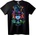 NOONEBRAND Тениска Лудият Шапкар Неоново Чаено Парти - 2XL, Black
