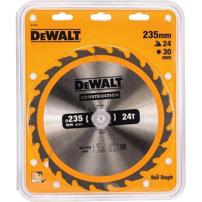 DeWALT DT1954 Pílový kotúč CONSTRUCTION, ø 235 mm, 24 zubov