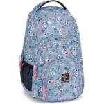 Ars Una Ученическа раница AU-2 Pearl Blossom Blue (5376) 24, едно основно отделение, регулируема гръдна лента, подплатен гръб, разноцветна (54853768)