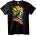 NOONEBRAND Тениска Супер Саян Гоку - 4XL, Black