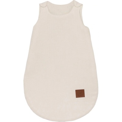 Infantilo zateplený mušelínový spací pytel Baby soft Krémový