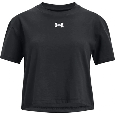 Under Armour Тениска Under Armour UA CROP SPORTSTYLE LOGO SS-BLK Черен Velikost YLG