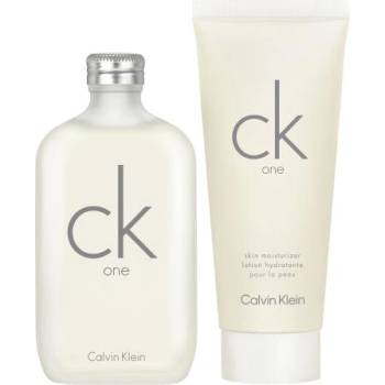 Calvin Klein CK One подаръчен комплект: EDT 200 ml + лосион за тяло 200 ml унисекс