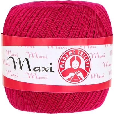 MADAME TRICOTE PARIS Příze Maxi - klasická i Metallic Maxi: 6358 Malinová