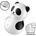 Satisfyer Pocket Panda - вибратор за клитор с въздушни вълни - черен