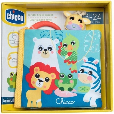 Chicco knižka textilná senzorická zvieratká 01116.60